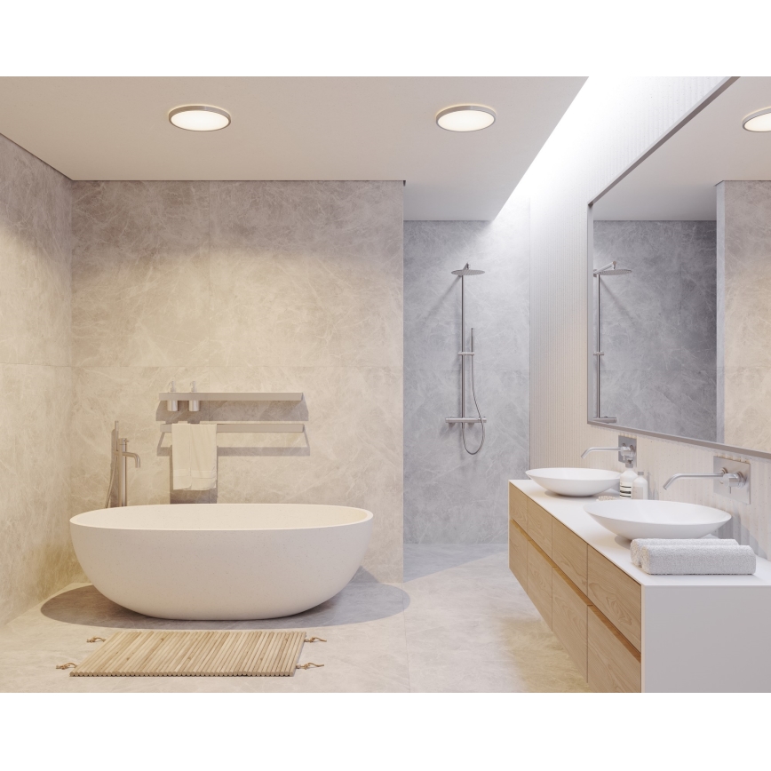 Nordlux - LED-dimmbare Badezimmer-Deckenleuchte OJA LED/14,5W/230V 3000/4000K IP54 Ø 30 cm