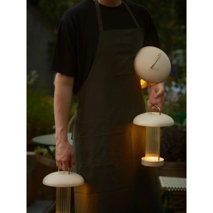 Nordlux - MIRANO LED/3W/3,7V, dimmbare, wiederaufladbare Touch-Tischlampe, beige
