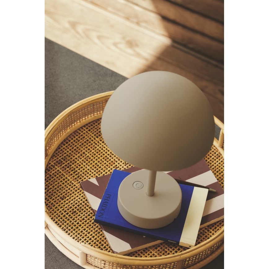 Nordlux - LED dimmbare wiederaufladbare Außen-Tischlampe ELLEN LED/2,8W/3,7V IP44 beige