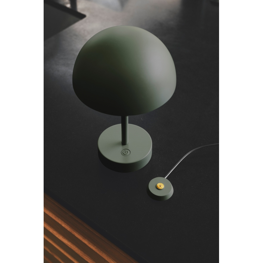Nordlux - LED dimmbare wiederaufladbare Außen-Tischlampe ELLEN LED/2,8W/3,7V IP44 grün