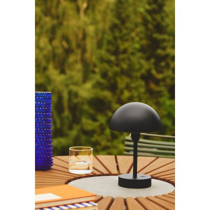 Nordlux - LED dimmbare wiederaufladbare Außen-Tischlampe ELLEN LED/2,8W/3,7V IP44 schwarz