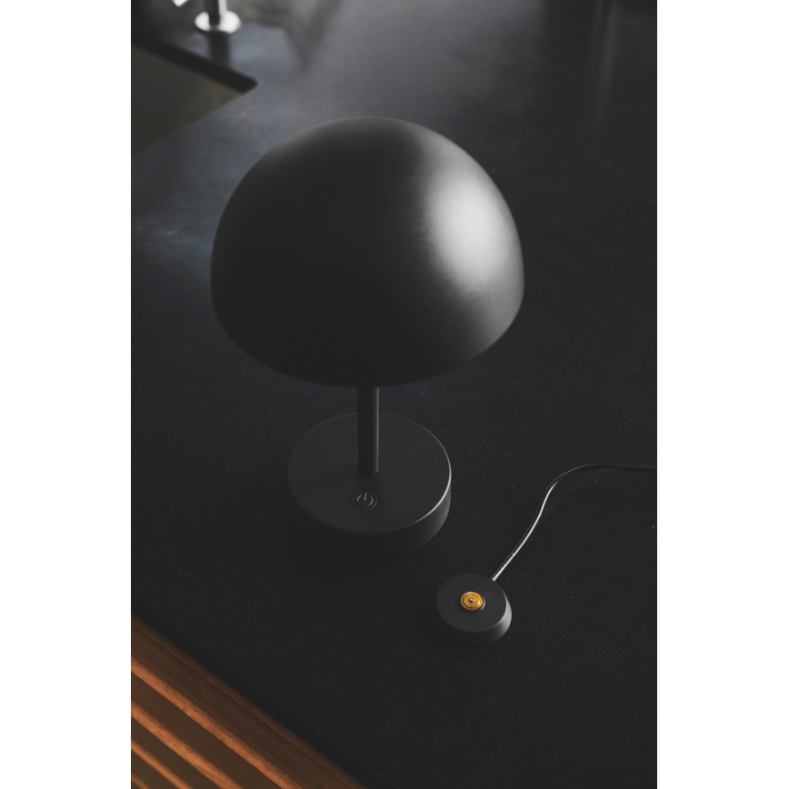 Nordlux - LED dimmbare wiederaufladbare Außen-Tischlampe ELLEN LED/2,8W/3,7V IP44 schwarz