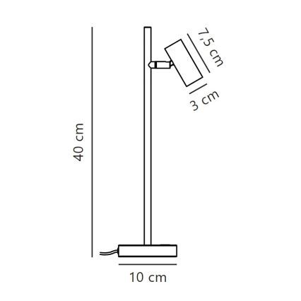 Nordlux - LED dimmbare Tischlampe OMARI LED/3,2W/230V weiß