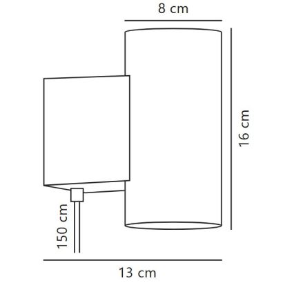 Nordlux - LED dimmbare Wandleuchte MONA LED/10W/230V CRI 90