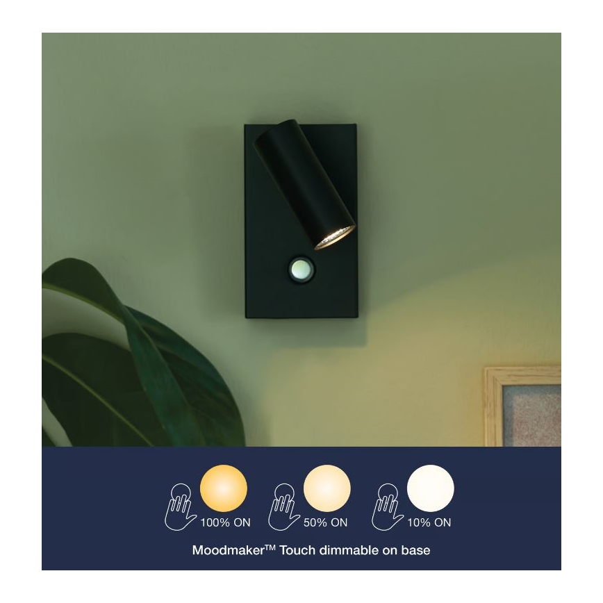Nordlux - LED dimmbare Wandspotleuchte OMARI LED/3,2W/230V schwarz