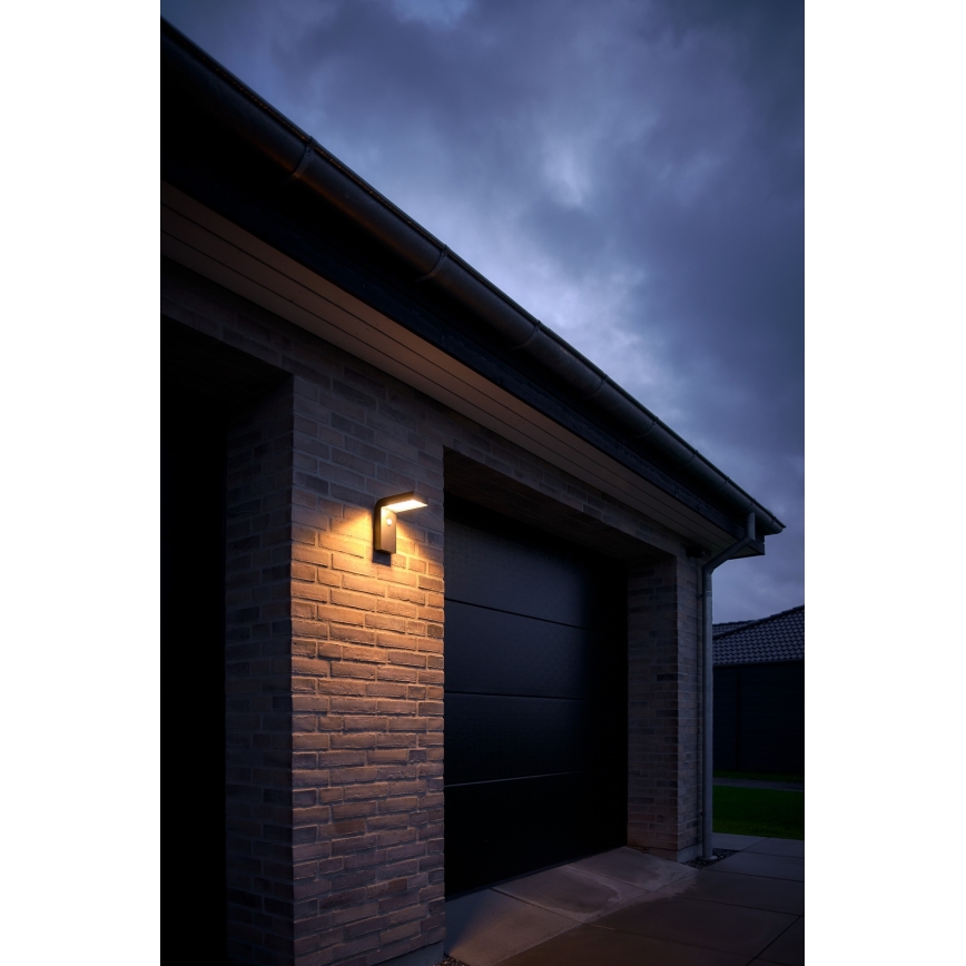 Nordlux - LED Solar-Wandleuchte mit Sensor ALYA LED/5W/3,7V IP44 2200 mAh