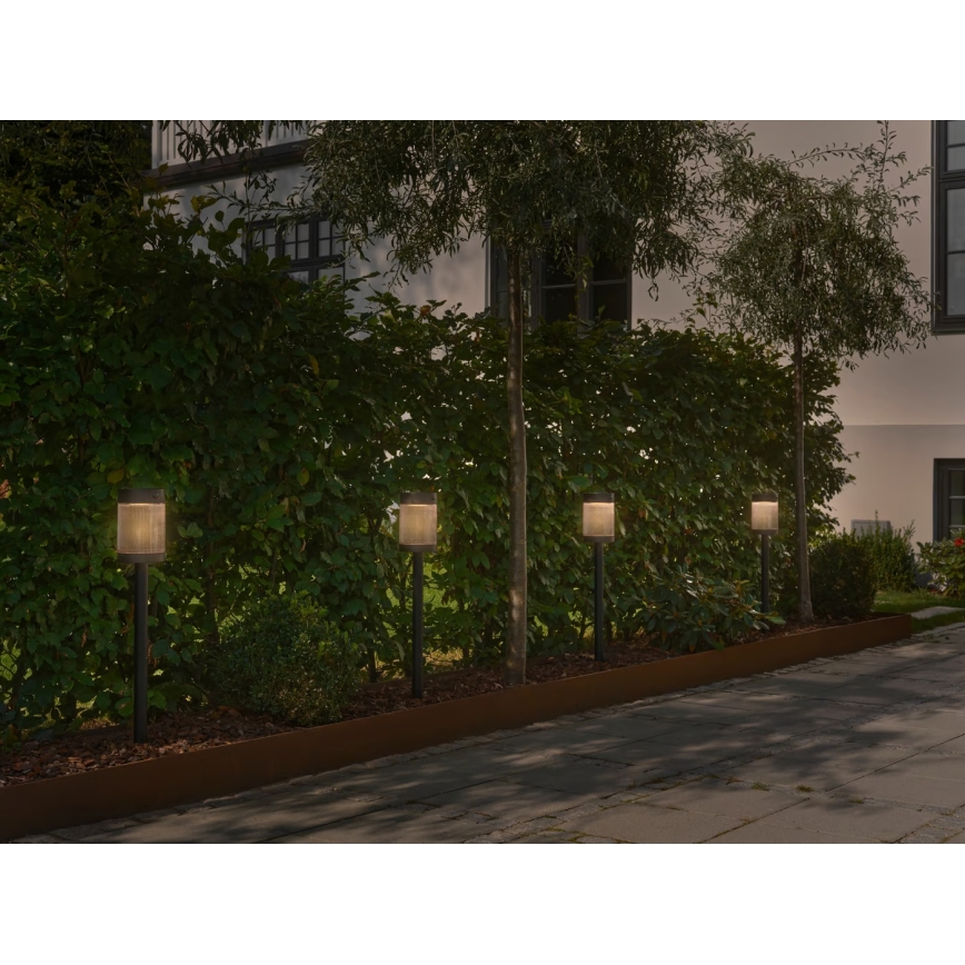 Nordlux - LED-Solarleuchte COUPAR LED/3,2W/5V 3000K IP44 schwarz