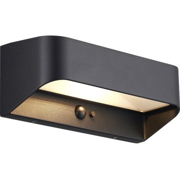 Nordlux - LED-Solarleuchte mit Sensor MARCELLIO LED/5W/5V IP54 2200 mAh schwarz