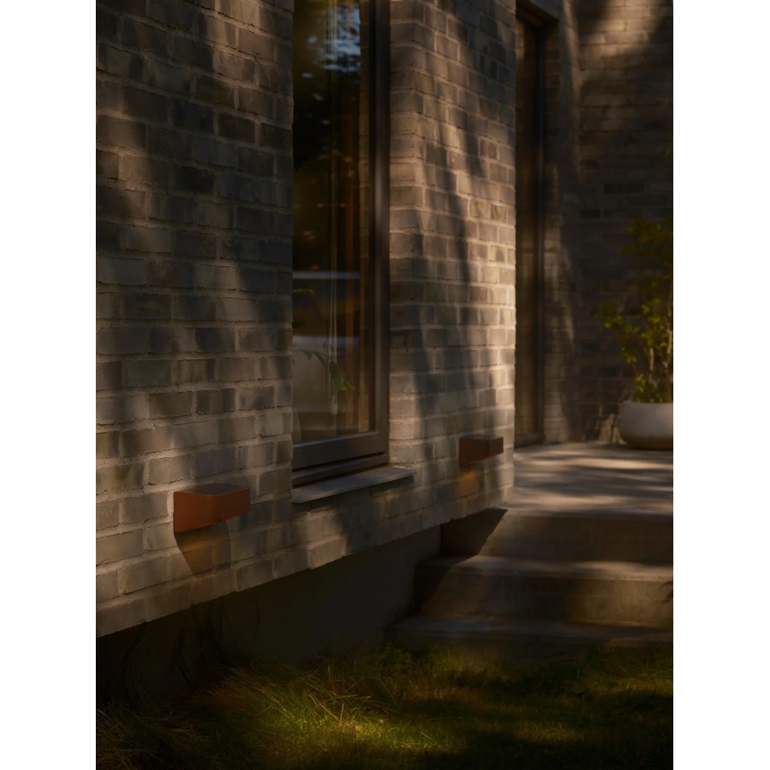 Nordlux - LED-Solarleuchte mit Sensor MARCELLIO LED/5W/5V IP54 2200 mAh braun