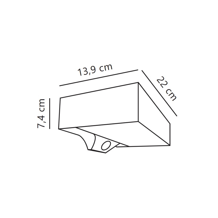Nordlux - LED-Solarwandleuchte mit Sensor MONAY LED/5W/5V 3000K IP44