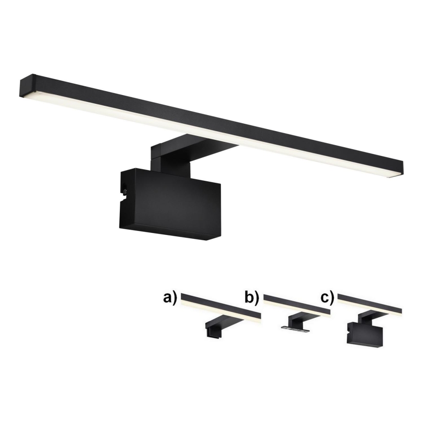 Nordlux - LED-Spiegelbeleuchtung für Badezimmer MARLEE LED/8,9W/230V IP44 4000K 50 cm schwarz