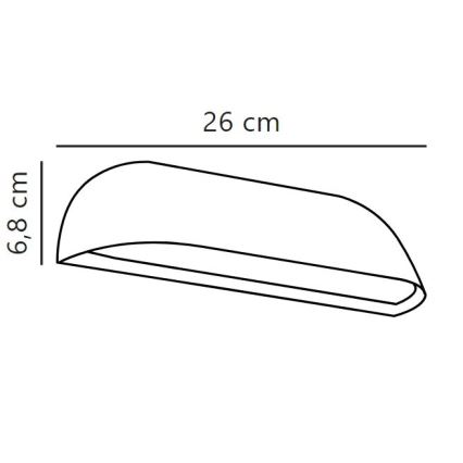 Nordlux - LED-Wandleuchte für den Außenbereich FRONT LED/9,5W/230V IP44
