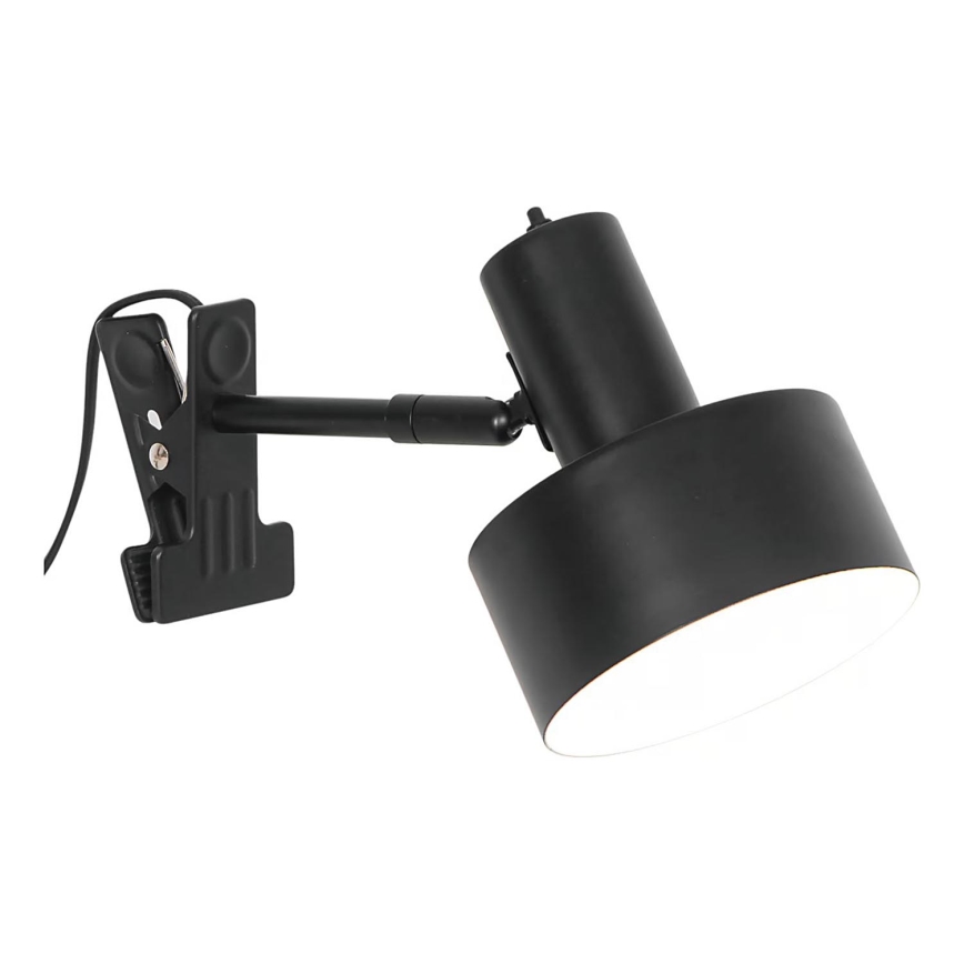 Nordlux - Leuchte mit Klemme MATIS 1xE27/15W/230V schwarz