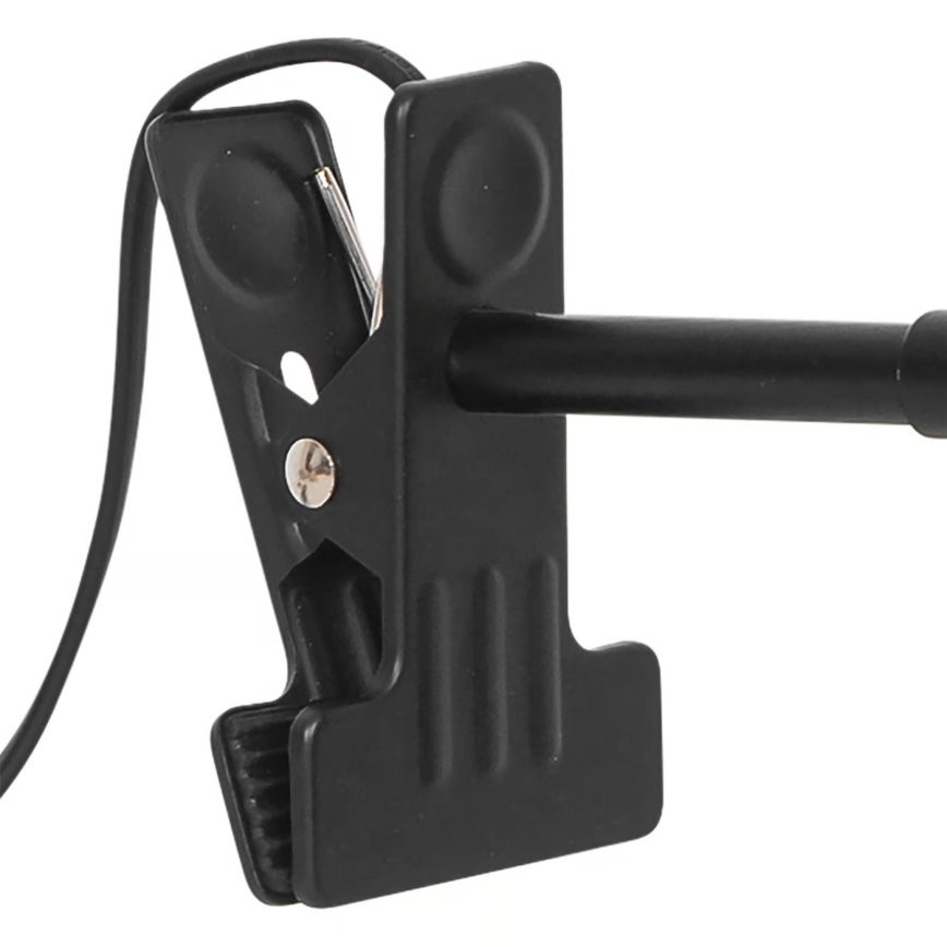 Nordlux - Leuchte mit Klemme MATIS 1xE27/15W/230V schwarz