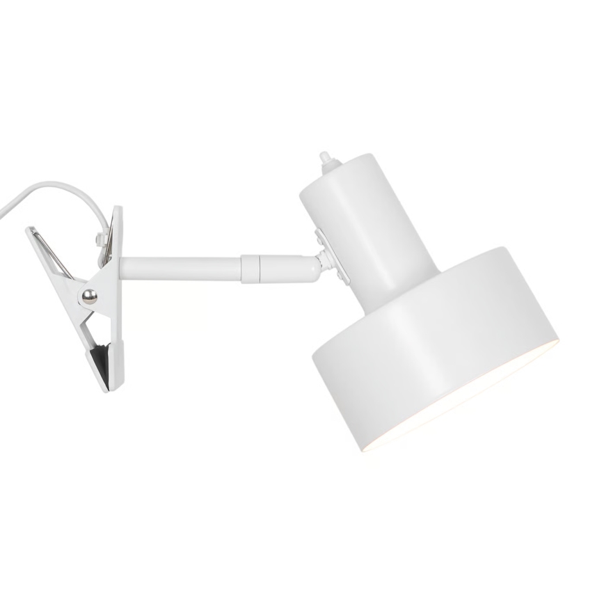 Nordlux - Leuchte mit Klemme MATIS 1xE27/15W/230V weiß
