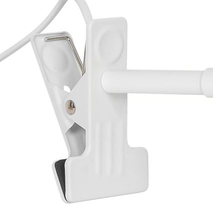 Nordlux - Leuchte mit Klemme MATIS 1xE27/15W/230V weiß