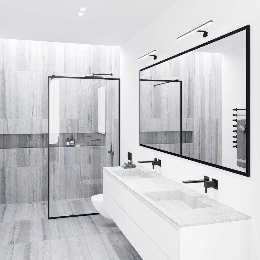 Nordlux - LED Badezimmer-Spiegelleuchte MARLEE LED/8,9W/230V IP44 Schwarz