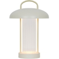 Nordlux - MIRANO LED/3W/3,7V, dimmbare, wiederaufladbare Touch-Tischlampe, beige