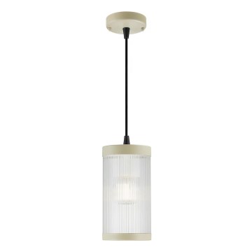 Nordlux - Outdoor-Hängeleuchte COUPAR 1xE27/25W/230V IP33 d 13 cm cremefarben