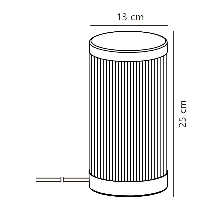 Nordlux - Outdoor-Tischleuchte COUPAR 1xE27/25W/230V IP54 beige