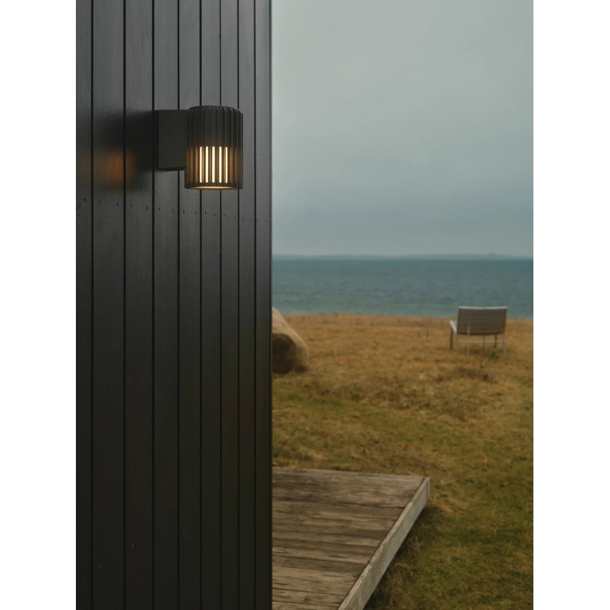 Nordlux - Outdoor-Wandleuchte ALUDRA 1xE27/15W/230V anthrazit