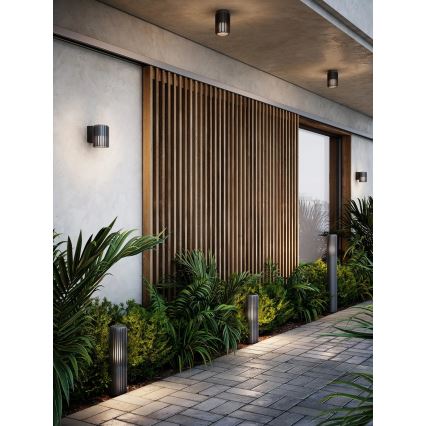 Nordlux - Outdoor-Wandleuchte ALUDRA 1xE27/15W/230V anthrazit