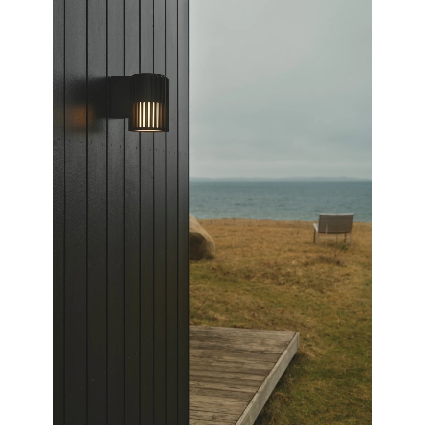 Nordlux - Outdoor-Wandleuchte ALUDRA 1xE27/15W/230V schwarz