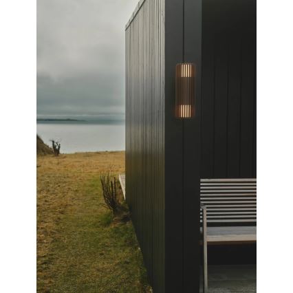 Nordlux - Outdoor-Wandleuchte ALUDRA 2xE27/15W/230V IP54 braun