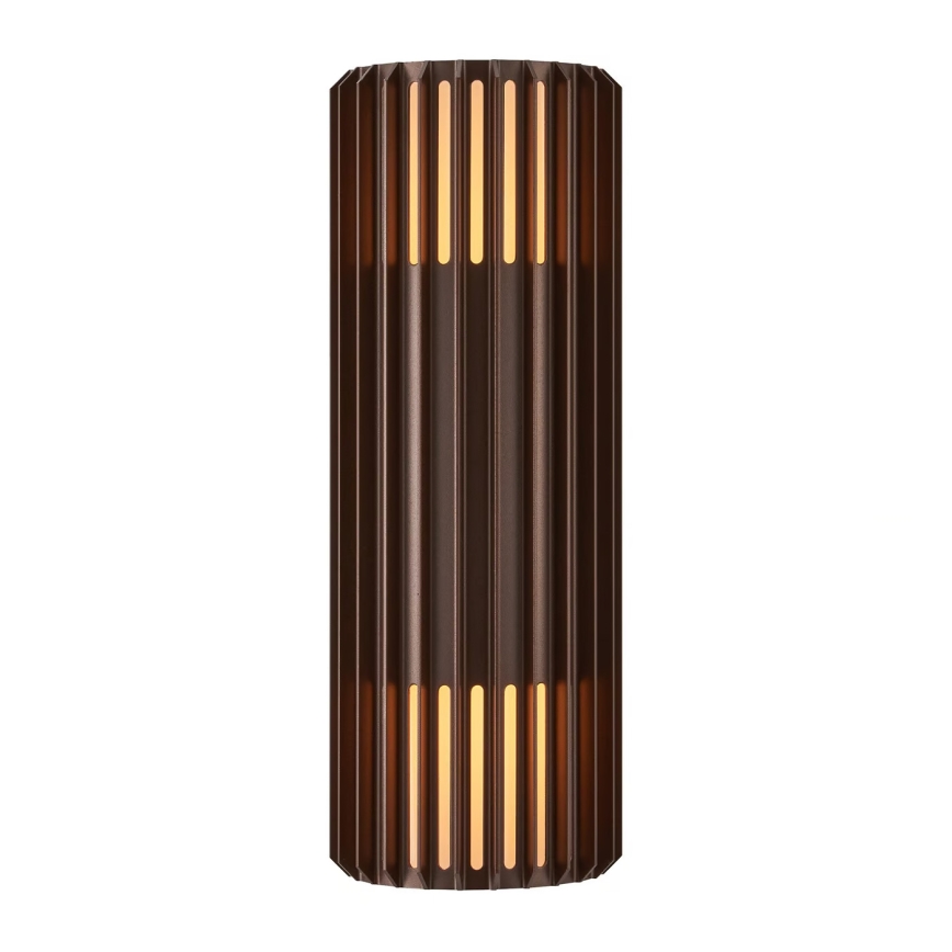 Nordlux - Outdoor-Wandleuchte ALUDRA 2xE27/15W/230V IP54 braun