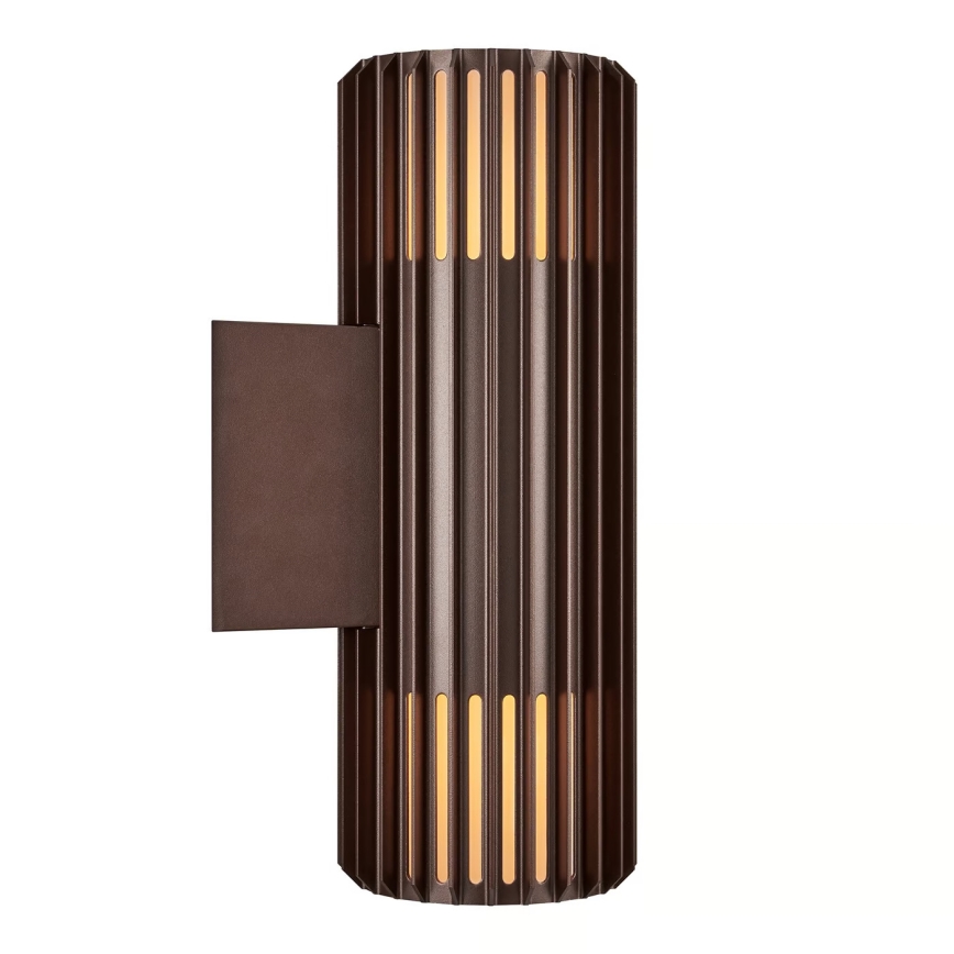 Nordlux - Outdoor-Wandleuchte ALUDRA 2xE27/15W/230V IP54 braun