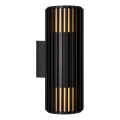 Nordlux - Outdoor-Wandleuchte ALUDRA 2xE27/15W/230V IP54 schwarz