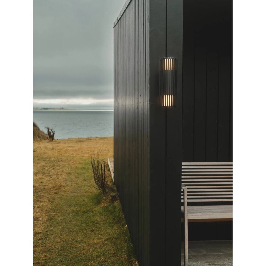 Nordlux - Outdoor-Wandleuchte ALUDRA 2xE27/15W/230V IP54 schwarz