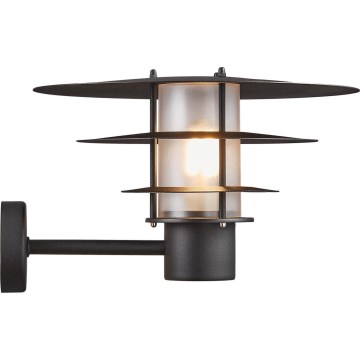 Nordlux - Outdoor-Wandleuchte BASTIA 1xE27/20W/230V IP54 schwarz