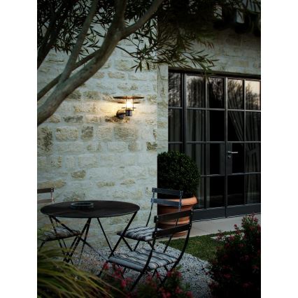 Nordlux - Outdoor-Wandleuchte BASTIA 1xE27/20W/230V IP54 schwarz