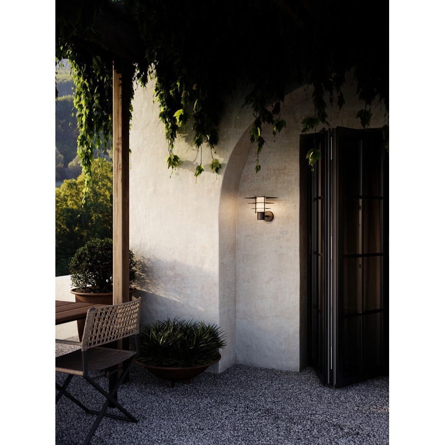 Nordlux - Outdoor-Wandleuchte BASTIA 1xE27/20W/230V IP54 schwarz