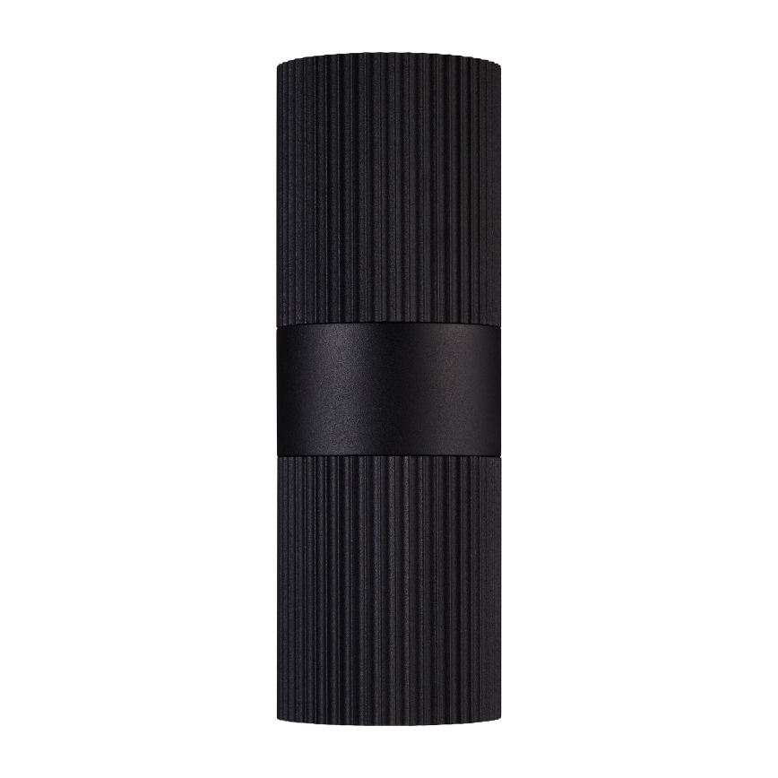 Nordlux - Outdoor-Wandleuchte KYKLOP 2xGU10/25W/230V IP54 schwarz