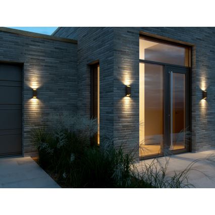 Nordlux - Outdoor-Wandleuchte NICO 2xGU10/35W/230V IP54 braun