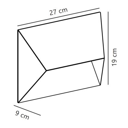 Nordlux - Outdoor-Wandleuchte PONTIO 2xGU10/25W/230V IP54