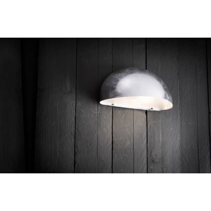 Nordlux - Outdoor-Wandleuchte SCORPIUS 1xE14/40W/230V IP33 silbern