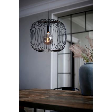Nordlux - Pendelleuchte an Kabel BERONI 1xE27/60W/230V schwarz Ø 40 cm