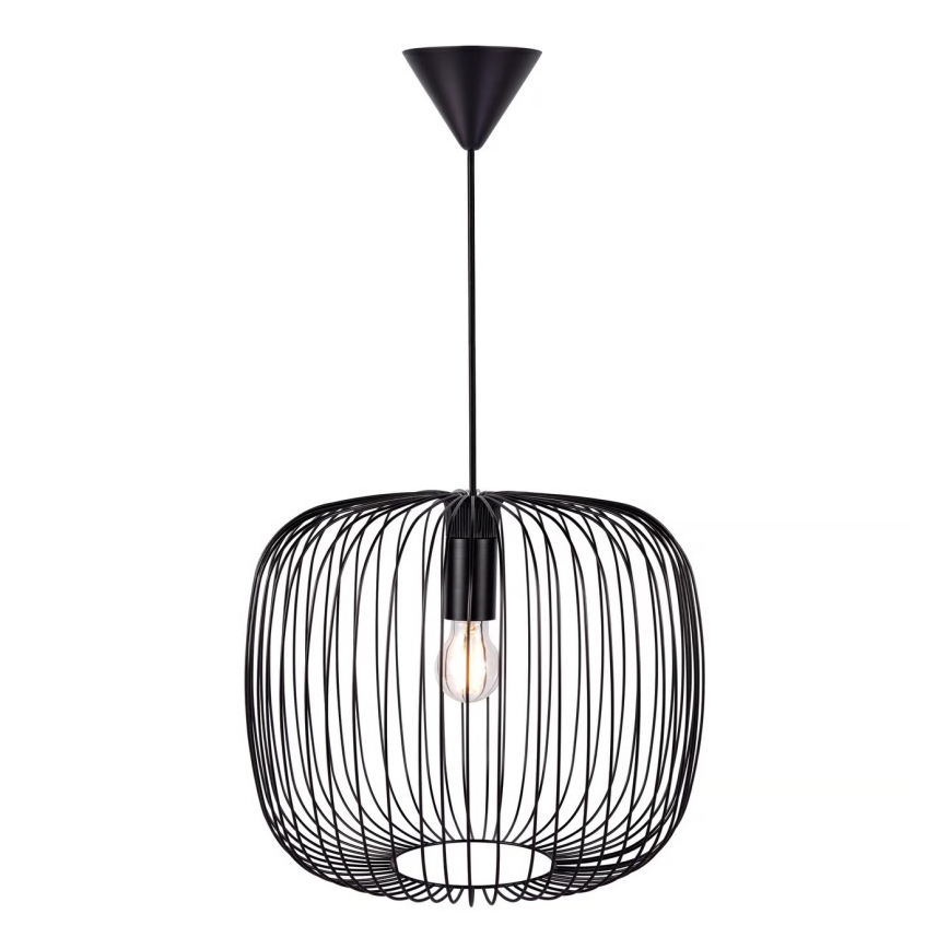 Nordlux - Pendelleuchte an Kabel BERONI 1xE27/60W/230V schwarz Ø 40 cm