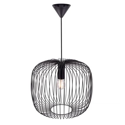Nordlux - Pendelleuchte an Kabel BERONI 1xE27/60W/230V schwarz Ø 40 cm