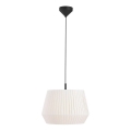 Nordlux - Pendelleuchte an Kabel DICTE, 1x E27/60W/230V, Ø 40 cm, weiß
