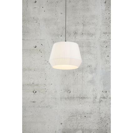 Nordlux - Pendelleuchte an Kabel DICTE, 1x E27/60W/230V, Ø 40 cm, weiß