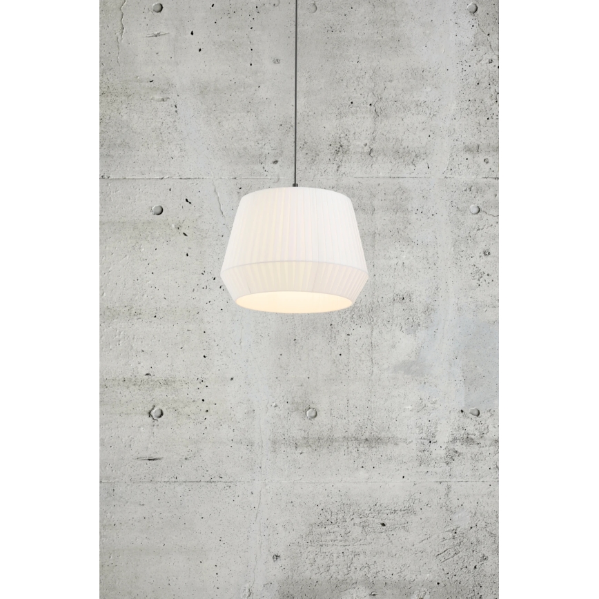 Nordlux - Pendelleuchte an Kabel DICTE, 1x E27/60W/230V, Ø 40 cm, weiß