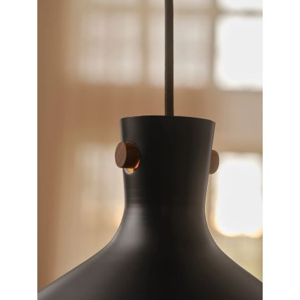 Nordlux - Pendelleuchte an Kabel DORINA 1xE27/60W/230V schwarz