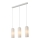 Nordlux - Pendelleuchte an Kabel MIELLA 3xE27/25W/230V weiß