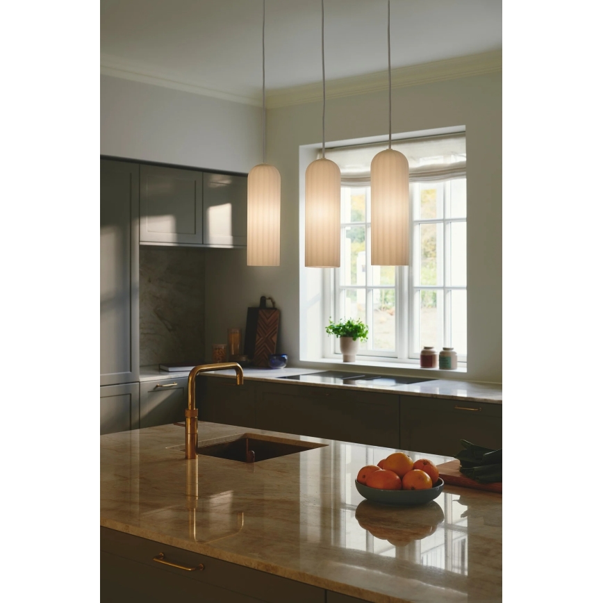 Nordlux - Pendelleuchte an Kabel MIELLA 3xE27/25W/230V weiß
