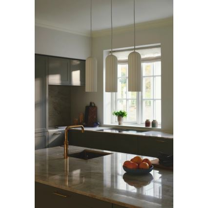 Nordlux - Pendelleuchte an Kabel MIELLA 3xE27/25W/230V weiß