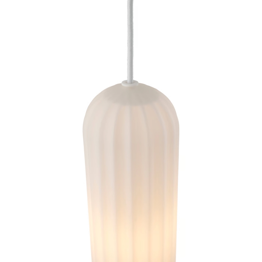 Nordlux - Pendelleuchte an Kabel MIELLA 3xE27/25W/230V weiß
